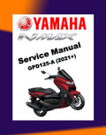 N-MAX Yamaha NMAX GPD125 2021+ Full Manual Set – Repair & Maintenance Manual and User Handbook