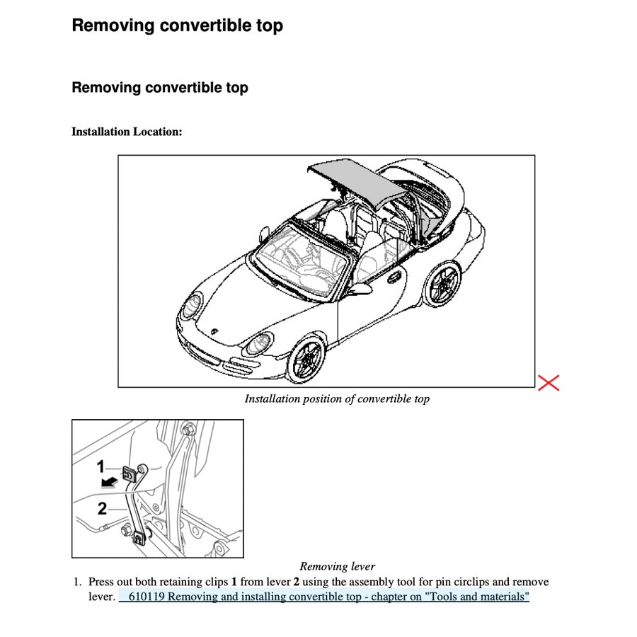 Porsche 911 997 2004-2013 Full Manual Set – Convertible Top/ TARGA Top Service Repair Manual - page 2