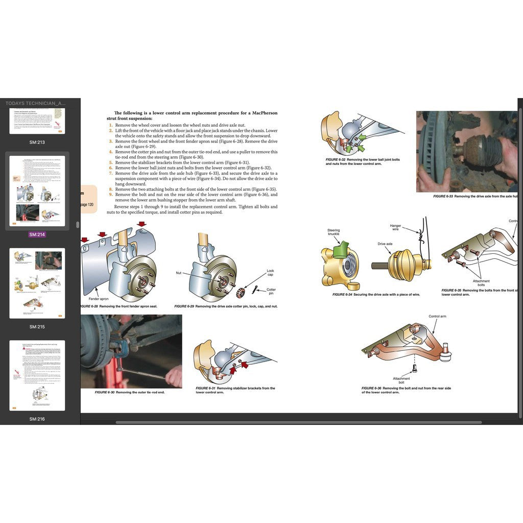 TODAY'S TECHNICIAN: AUTOMOTIVE SUSPENSION & STEERING SYSTEMS - TRAINING And Workshop Manual - page 4