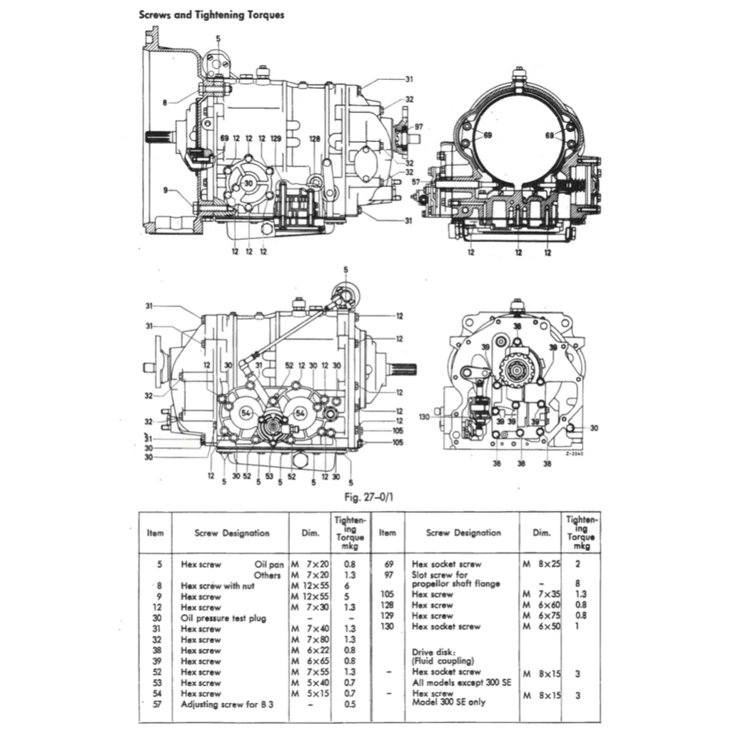 Mercedes-Benz W111 1959-1971 Full Manual Set – Repair & Maintenance Manual - page 8