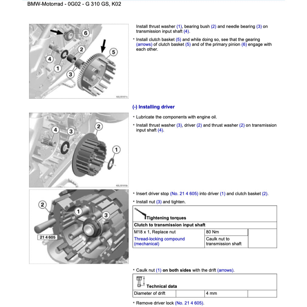 BMW G310 GS K02 2016-2020 Full Manual Set – Repair & Maintenance Manual and Spare Parts Catalog and RIDER'S Manual - page 5