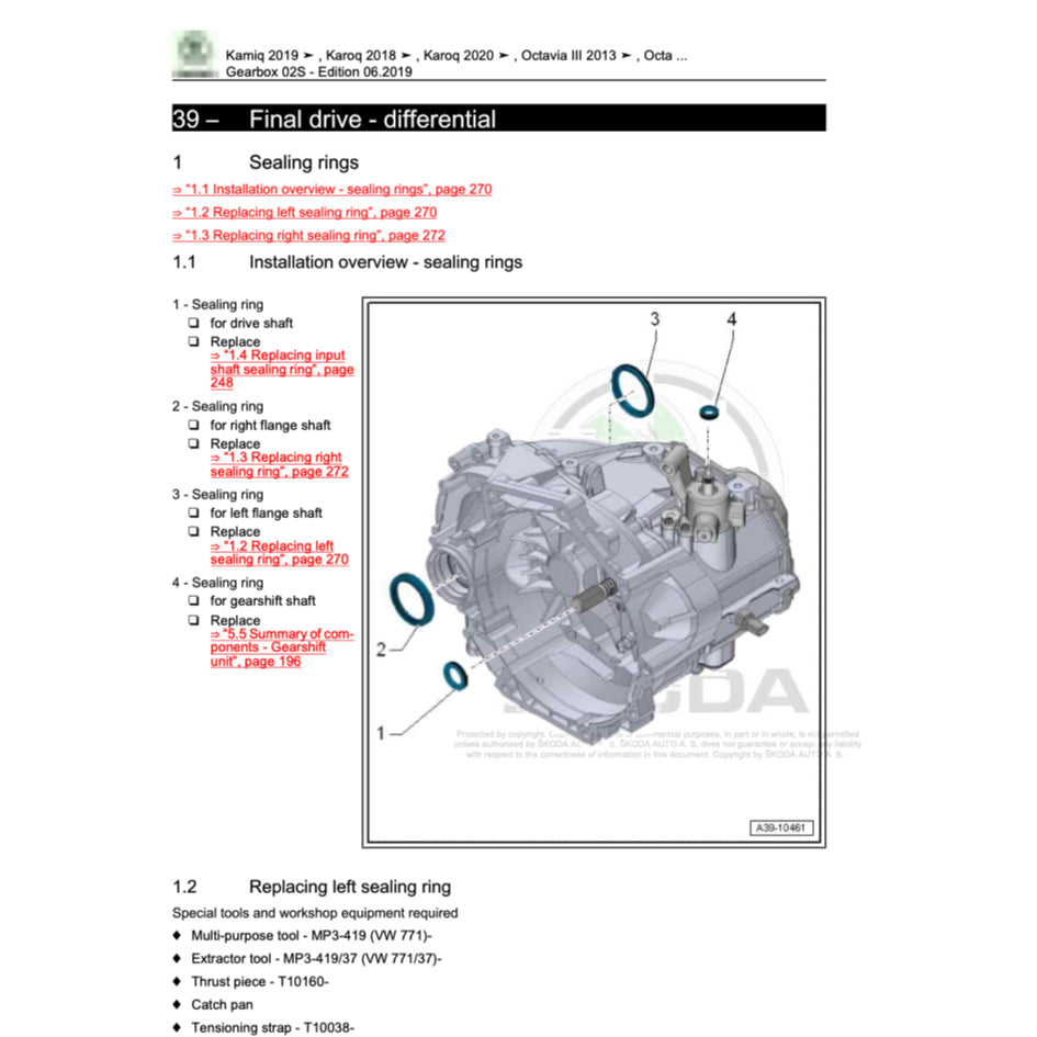 Skoda KAMIQ NW5 2019+ Full Manual Set – Repair & Maintenance Manual - page 5